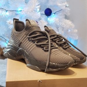 Steve Madden Maxima Sneakers | Size 7 | Charcoal Gray